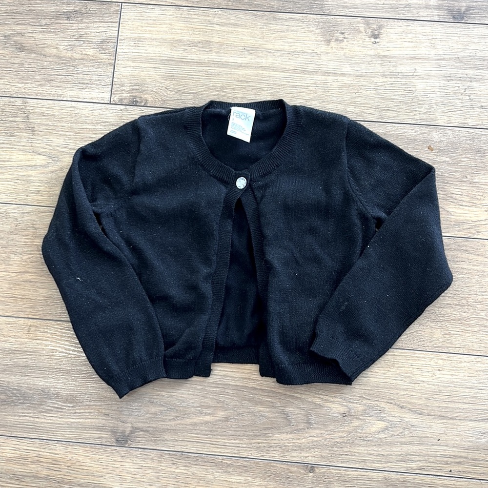 nordstrom rack kids black cardigan